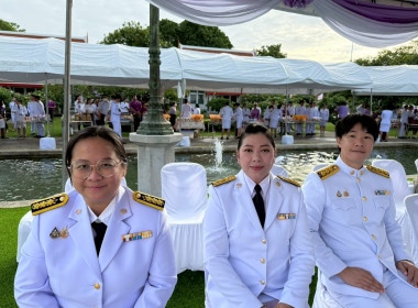 พิธีทำบุญตักบาตรเพื่อถวายเป็นพระราชกุศล ... พารามิเตอร์รูปภาพ 16
